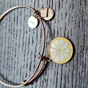 Zest for Life Lemon Silver Alex and Ani Bracelet